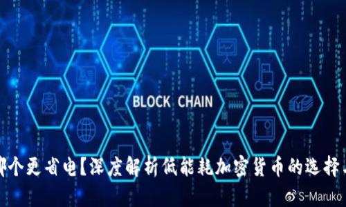 加密货币哪个更省电?深度解析低能耗加密货币的选择与未来发展