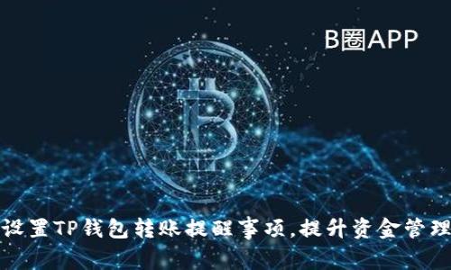 如何设置TP钱包转账提醒事项,提升资金管理效率